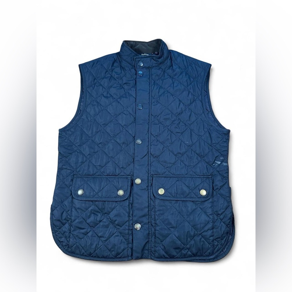 Barbour‎ Men’s Lowerdale Navy Quilted Vest Gilet See Measurements